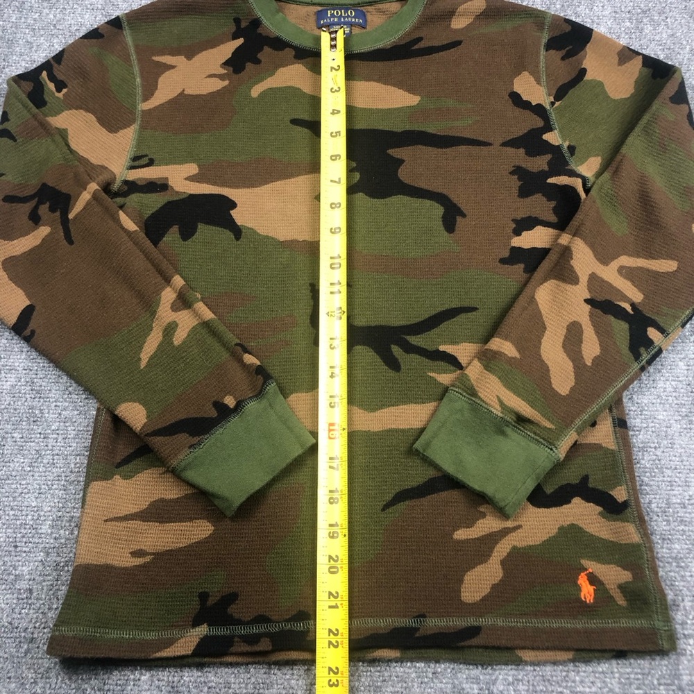 Polo Ralph Lauren Men’s Camo Thermal Long Sleeve Top - Picture 3 of 10